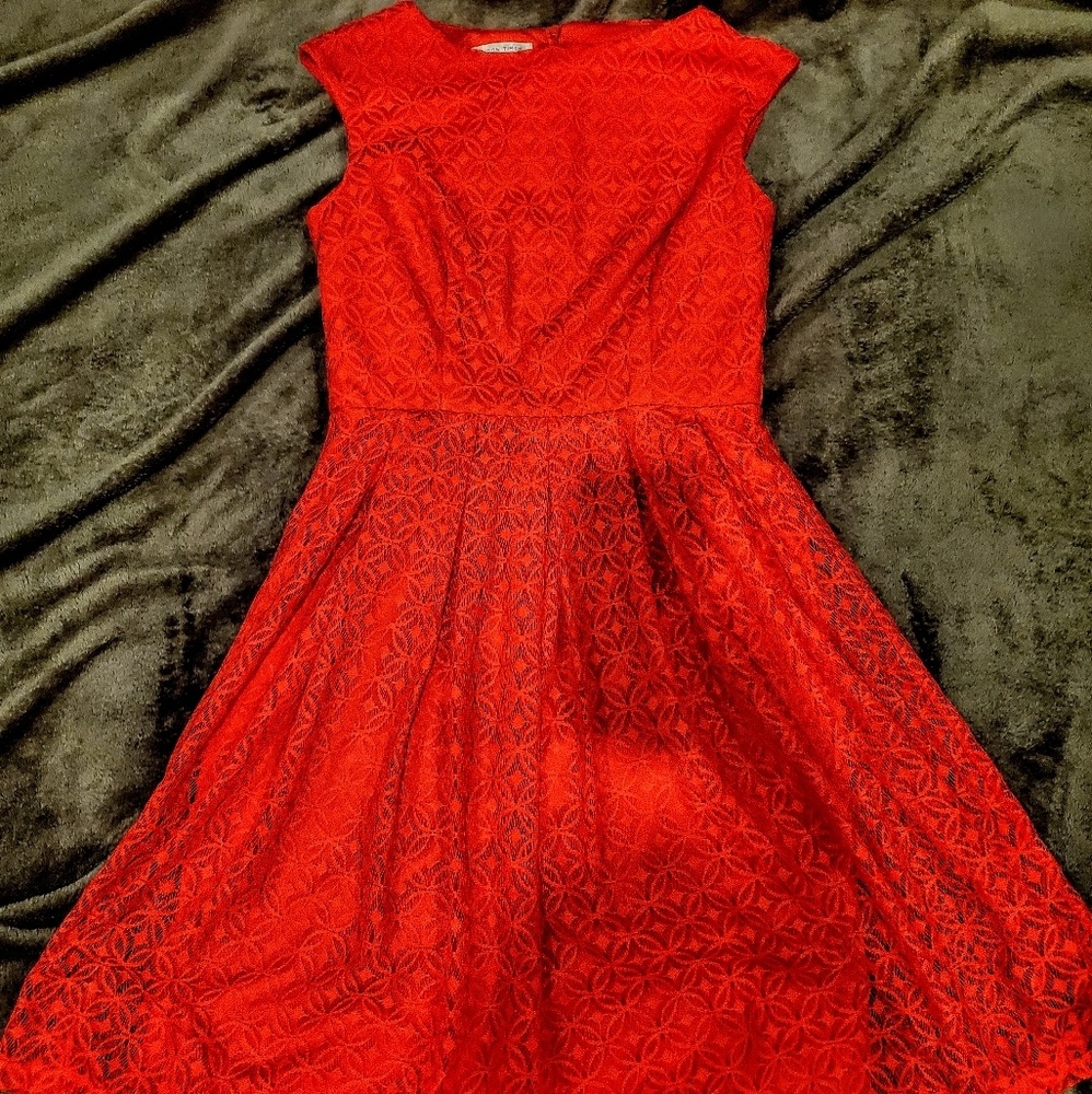 Red Lace Dress